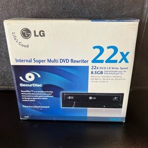 H-L Hitachi LG Data Storage GH22NP20 Super Multi DVD Rewriter Internal IDE Black
